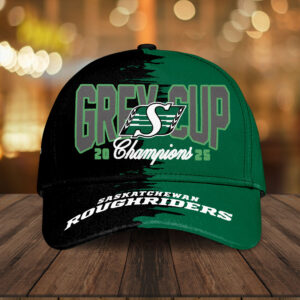 Saskatchewan Roughriders 2025 Grey Cup Champions Classic Cap - TANTN18811
