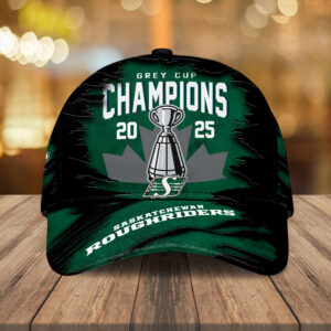 Saskatchewan Roughriders 2025 Grey Cup Champions Classic Cap - TANTN18829