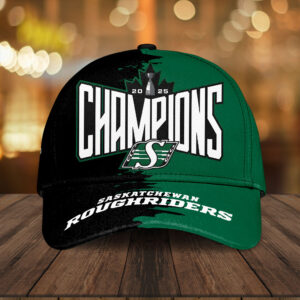 Saskatchewan Roughriders 2025 Grey Cup Champions Classic Cap - TANTN18888