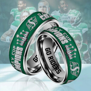 Saskatchewan Roughriders 2025 Grey Cup Champions Custom Alloy Ring - HOATT14762