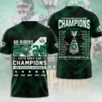 Saskatchewan Roughriders 2025 Grey Cup Champions 3D Apparel – MAITM13803