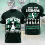 Saskatchewan Roughriders 2025 Grey Cup Champions 3D Apparel – MAITM13851