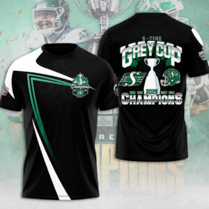 Saskatchewan Roughriders 2025 Grey Cup Champions 3D Apparel - TANTN18906