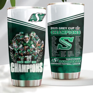 Saskatchewan Roughriders 2025 Grey Cup Champions Tumbler Cup - HOATT14727