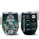 Saskatchewan Roughriders 2025 Grey Cup Champions Wine Tumbler – MAITM13870