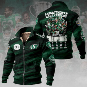 Saskatchewan Roughriders 2025 Grey Cup Thick Knit Fleece Jacket - GNE4687