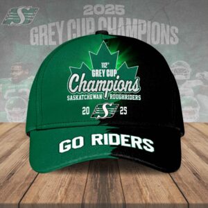 Saskatchewan Roughriders 2025 Grey Cup Champions Classic Cap - HOATT14759