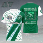 Saskatchewan Roughriders 2025 Grey Cup Champions 3D Apparel – HOATT14768