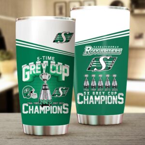 Saskatchewan Roughriders 2025 Grey Cup Champions Tumbler Cup - HOATT14745