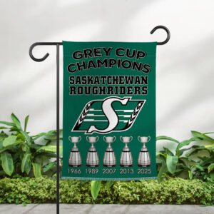 Saskatchewan Roughriders Double-side Garden Flag - TMTHU2255