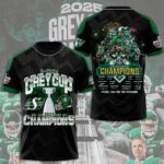 Saskatchewan Roughriders 2025 Champions 3D Apparel – TMTHU2254