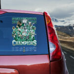Saskatchewan Roughriders 2025 Grey Cup Champions 3D Car Sticker – TANTN18844