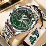 Saskatchewan Roughriders 2025 Grey Cup Champions Alloy Luxury Quartz Watch – TMTHU2225