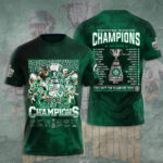 Saskatchewan Roughriders 2025 Grey Cup Champions 3D Apparel – TANTN18827