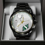 Saskatchewan Roughriders 2025 Grey Cup Champions Black Stainless Steel Watch – TANTN18925