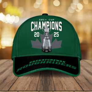 Saskatchewan Roughriders 2025 Grey Cup Champions Classic Cap - TMTHU2223
