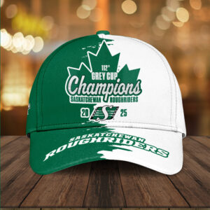Saskatchewan Roughriders 2025 Grey Cup Champions Classic Cap - TANTN18908