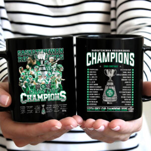 Saskatchewan Roughriders 2025 Grey Cup Champions Ceramic Mug - TANTN18878