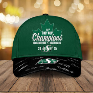 Saskatchewan Roughriders 2025 Grey Cup Champions Classic Cap - TMTHU2327