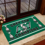 Saskatchewan Roughriders 2025 Grey Cup Champions Doormat – TANTN18839