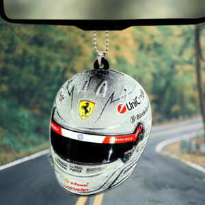 Scuderia Ferrari Las Vegas x Lewis Hamilton Custom shape 2-sided Acrylic Car Ornament - TANTN18786