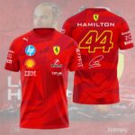 Scuderia Ferrari x Lewis Hamilton 2025 3D Apparel - HOATT14662