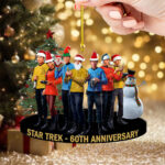 Star Trek 60th Anniversary Custom Shape 2-sided Acrylic Ornament – TMTHU2175