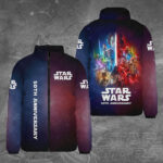Star Wars 3D Stand Collar Puffer Jacket - TMTHU2361