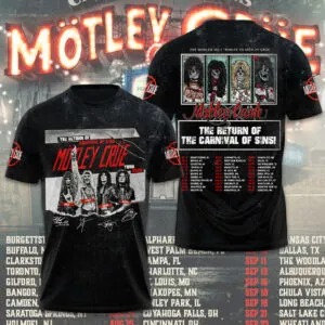 Mötley Crüe 3D Apparel - GNE4657
