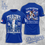 Los Angeles Dodgers x Clayton Kershaw 3D Apparel – TMTHU1913