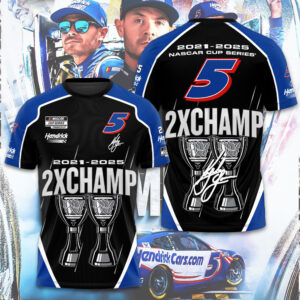 Kyle Larson Nascar Cup Series Champions 3D Apparel – TMTHU1966