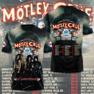 Mötley Crüe 3D Apparel - TMTHU2156