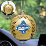 Los Angeles Dodgers World Series 2025 Custom shape 2-sided Acrylic Car Ornament - TANTN18128