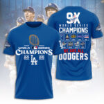 Los Angeles Dodgers World Series 2025 3D Apparel - TANTN18138