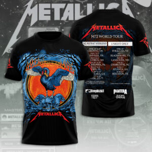 Metallica Tour 2026 3D Apparel - TANTN18180
