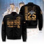Los Angeles Dodgers World Series 2025 3D Bomber Jacket - TANTN18183