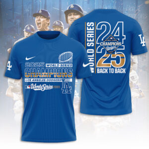Los Angeles Dodgers World Series 2025 3D Apparel – TANTN18202