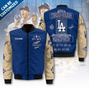 Personalized Los Angeles Dodgers World Series 2025 3D Bomber Jacket - TANTN18213