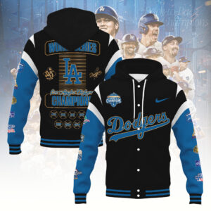 Los Angeles Dodgers World Series 2025 Hooded Baseball Jacket - TANTN18226