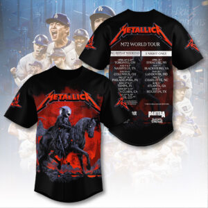 Metallica Tour 2026 Baseball Jersey - TANTN18258