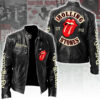 The Rolling Stones Motorcycle Leather Jacket - TANTN18360