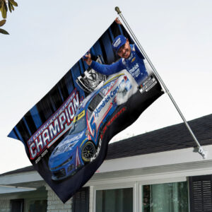 Kyle Larson Nascar Cup Series Champions 3D Double-side House Flag - TANTN18381