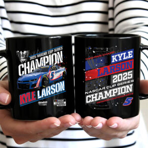 Kyle Larson 2025 NASCAR Cup Series Champion Ceramic Mug - TANTN18429