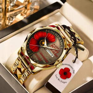 Poppy Remembrance Military Alloy Luxury Quartz Watch - TANTN18438