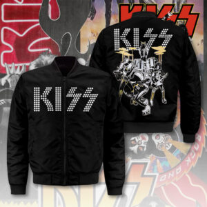 KISS x Alive! 50th Anniversary 3D Bomber Jacket - TANTN18479