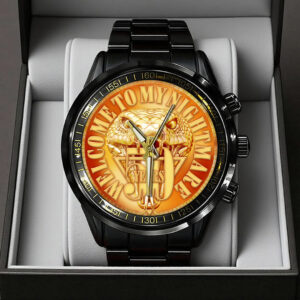 Alice Cooper Welcome to My Nightmare 50th Anniversary Black Stainless Steel Watch - TANTN18493