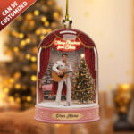 Personalized Elvis Presley Custom Shape 2-sided Acrylic Ornament – TANTN18518