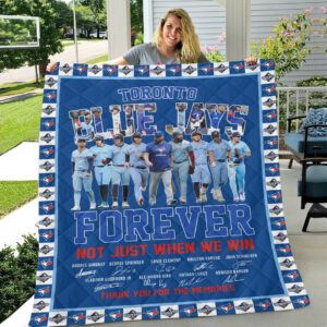 Toronto Blue Jays Quilt Blanket - TANTN18671