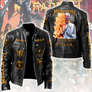 Megadeth Motorcycle Leather Jacket - TANTN18697