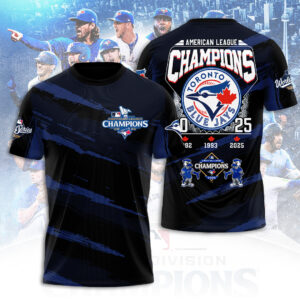 Toronto Blue Jays WinCraft 2025 American League Champions 3D Apparel – TANTN18715